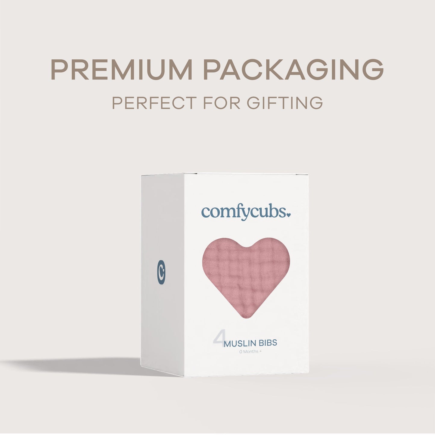 Muslin Bibs by Comfy Cubs - Mauve