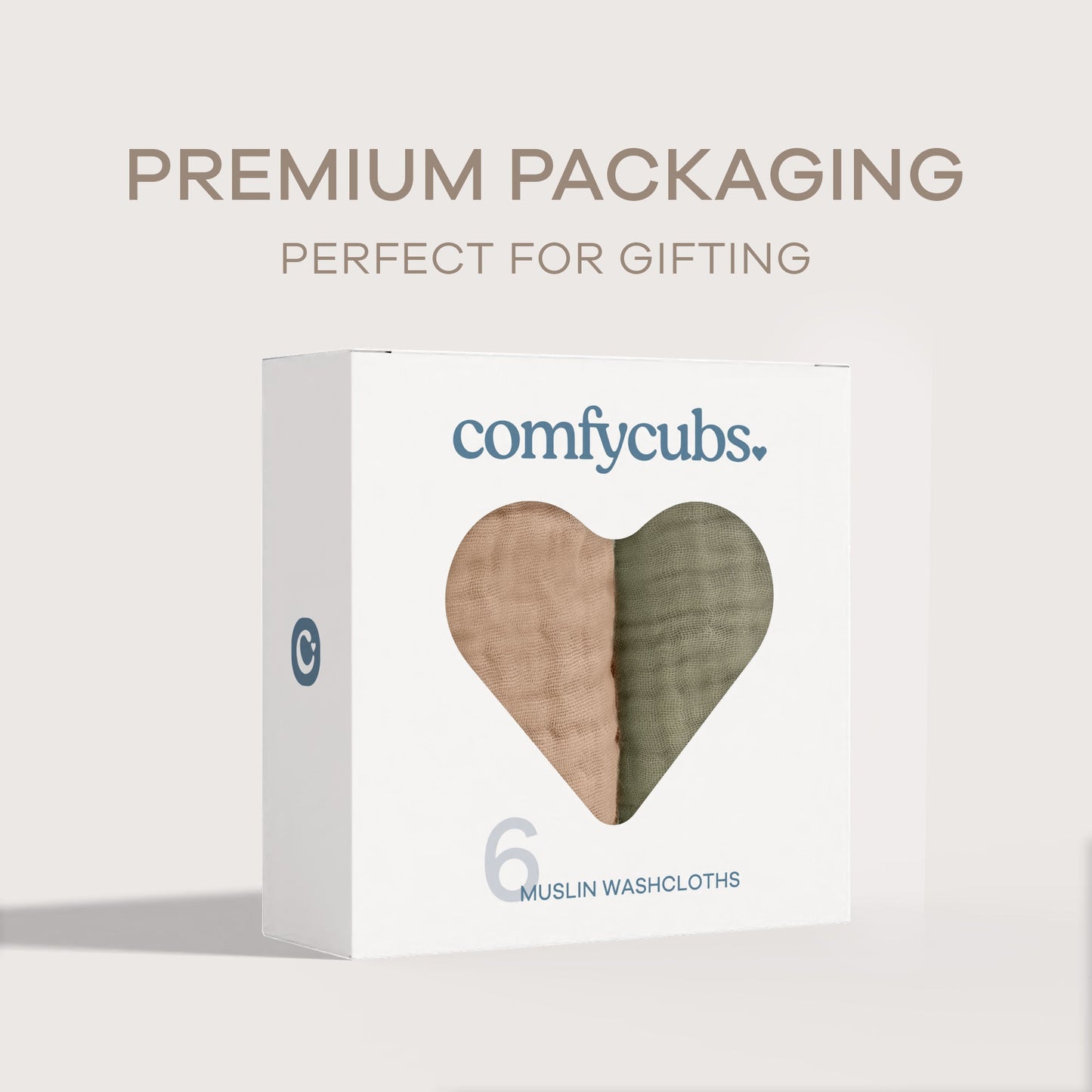 Muslin Washcloths by Comfy Cubs - Multicolor