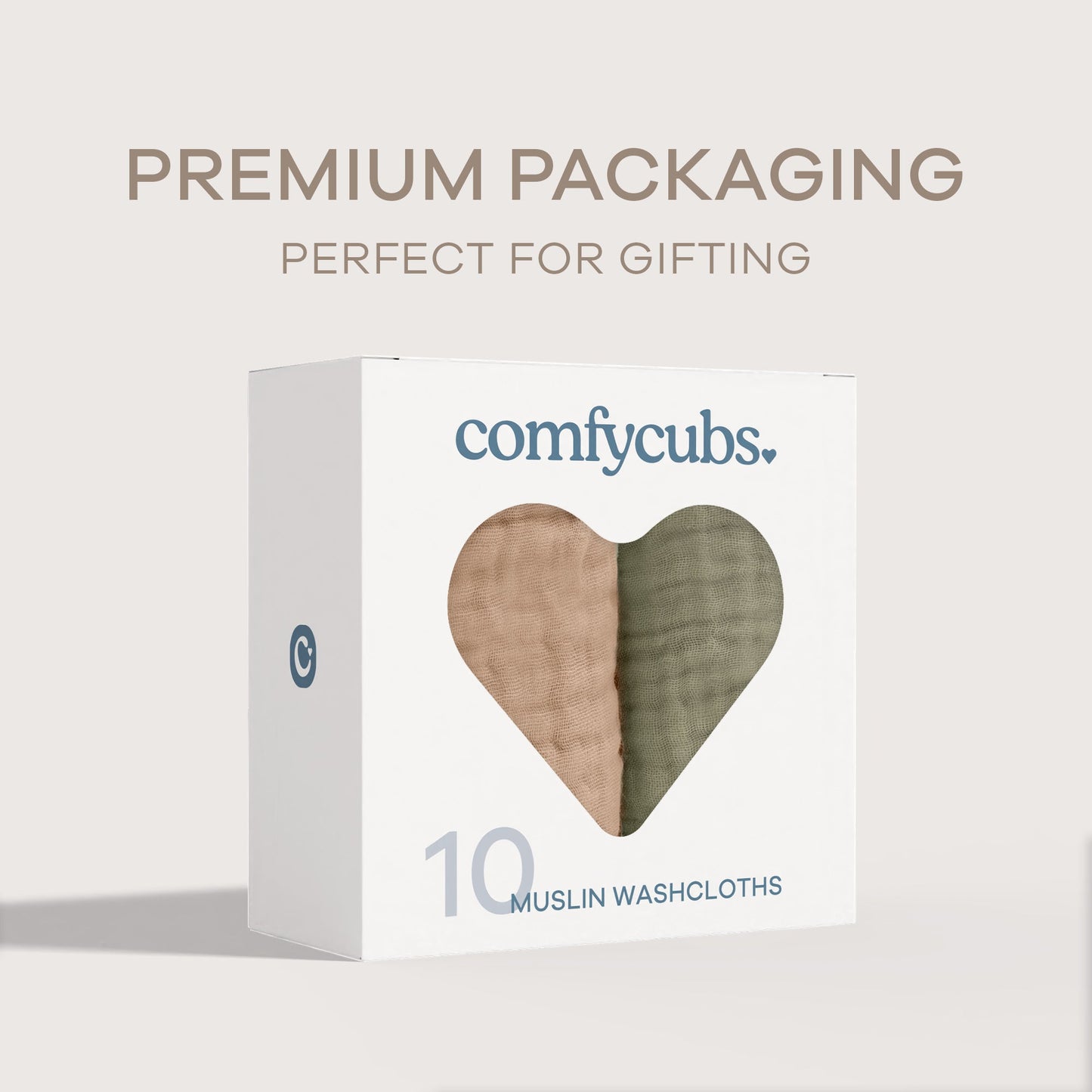 Muslin Washcloths by Comfy Cubs - Multicolor