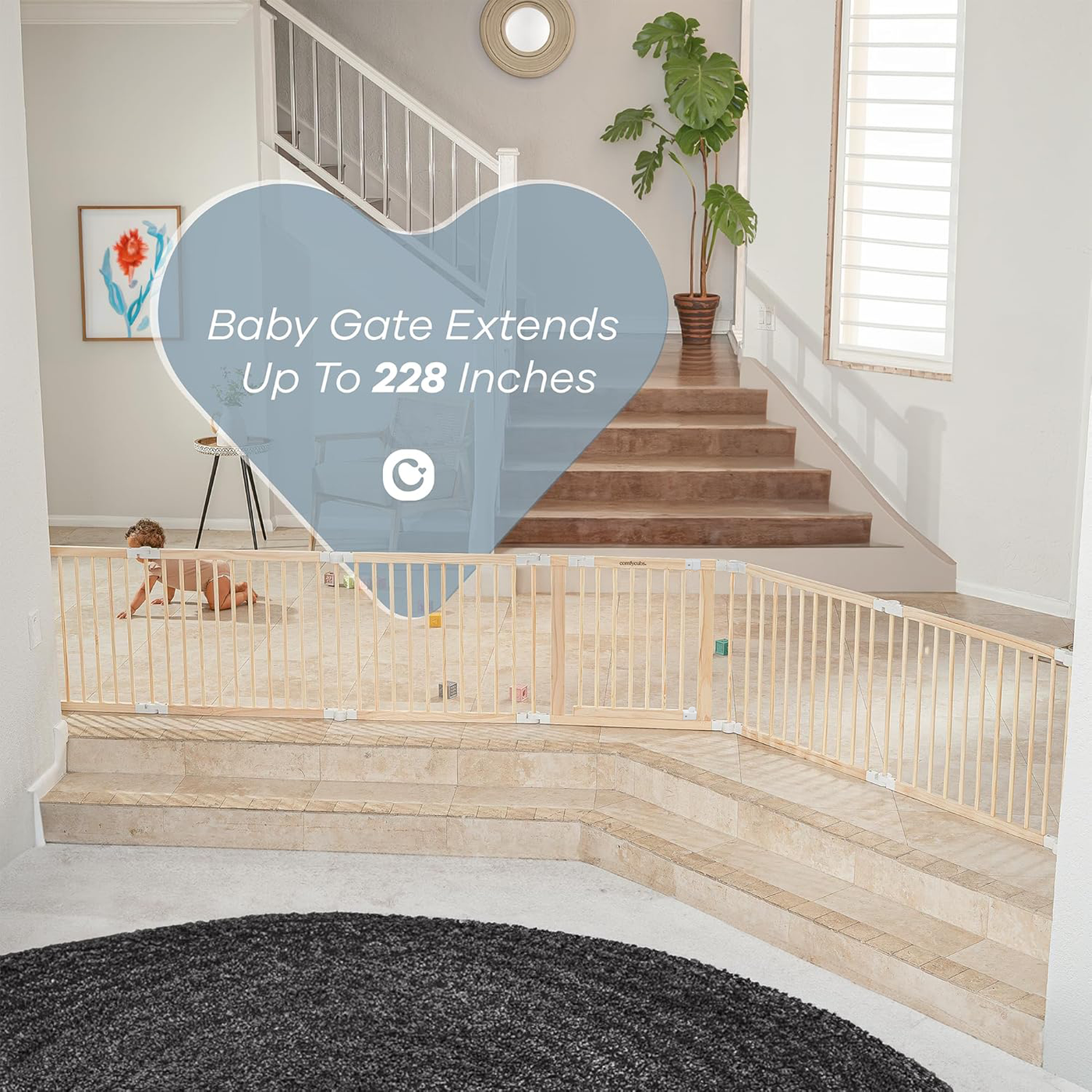 Playpen for Toddler and Babies by Comfy Cubs in Sage