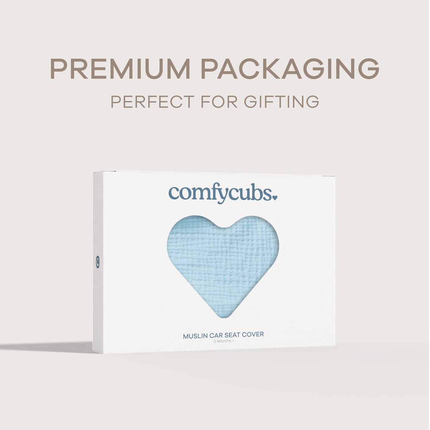 Baby Car Seat Cover by Comfy Cubs - Sky Blue