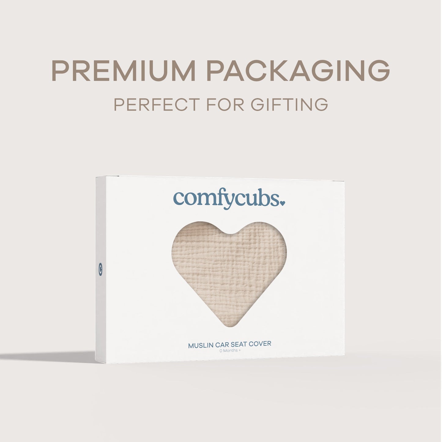 Baby Car Seat Cover by Comfy Cubs - Sand