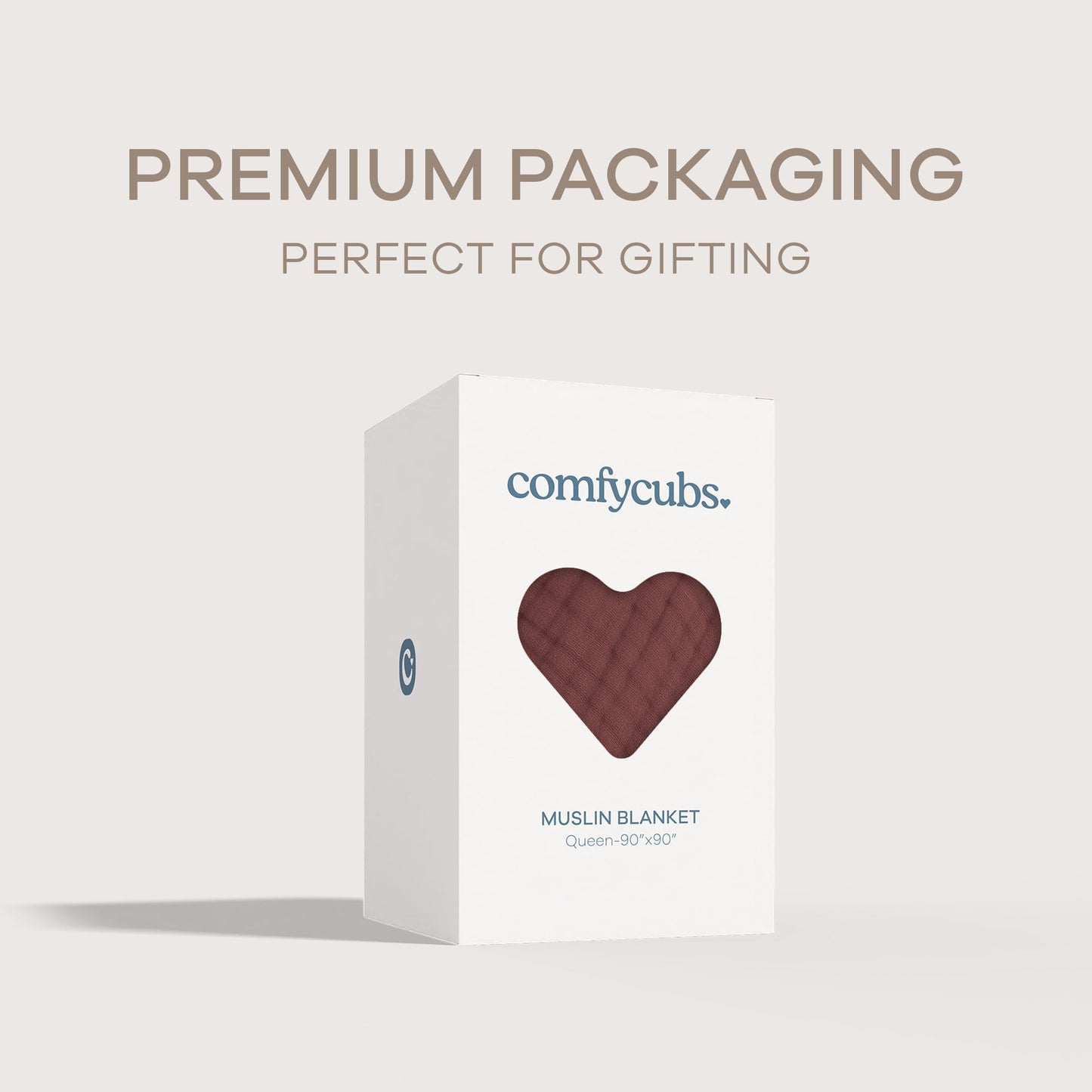 Adult Muslin Blanket by Comfy Cubs in Wine