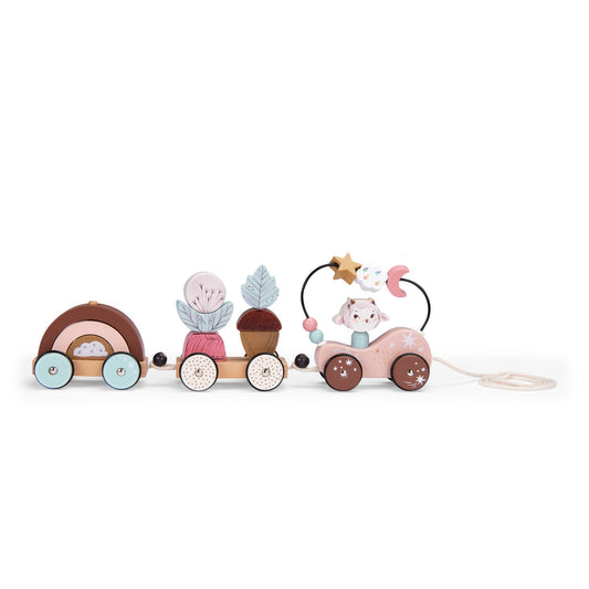 Pull along activity train "After The Rain" collection