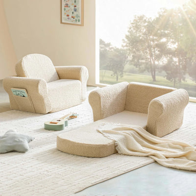 Tiny Land® Afternoon Couch —— Cream Kids Chair - Kidtoycart