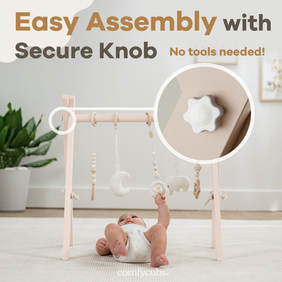 Baby Play Gym by Comfy Cubs in Blush