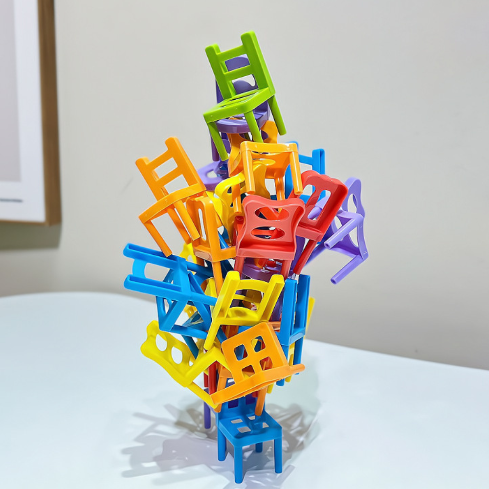 Colorful Chair Stack