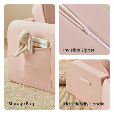 Tiny Land® GentleSnug Kid Chair - Pink