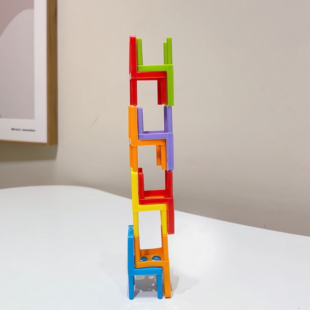 Colorful Chair Stack