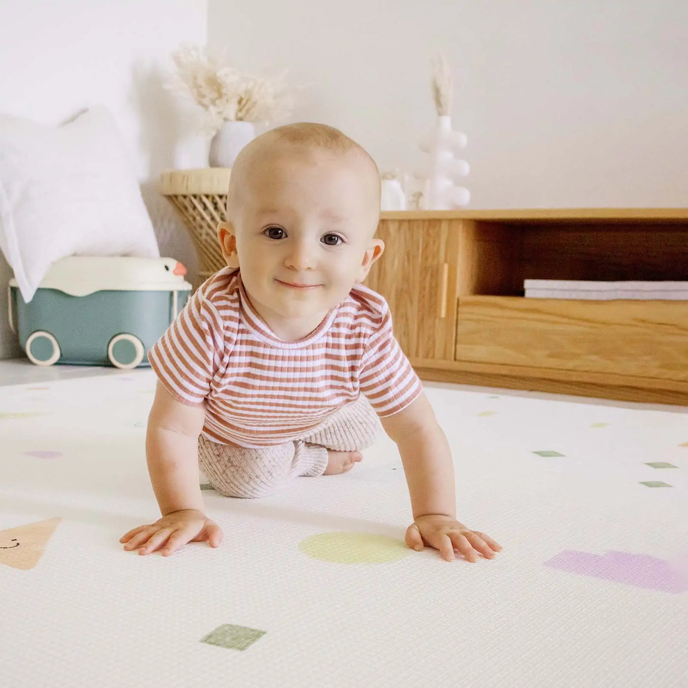 Tiny Land® Double-Sided Baby Playmat Smiley Quest - Kidtoycart