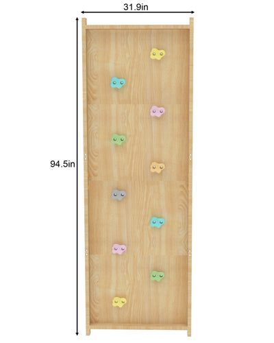 Walnut Modular 9-in-1 Swedish Ladder Wall Gym – Indoor Climber for Kids & Toddlers