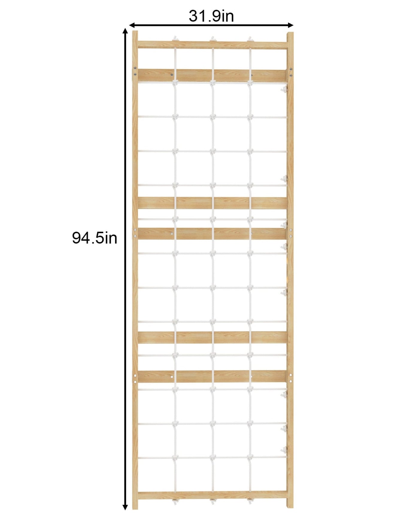 Walnut Modular 9-in-1 Swedish Ladder Wall Gym – Indoor Climber for Kids & Toddlers