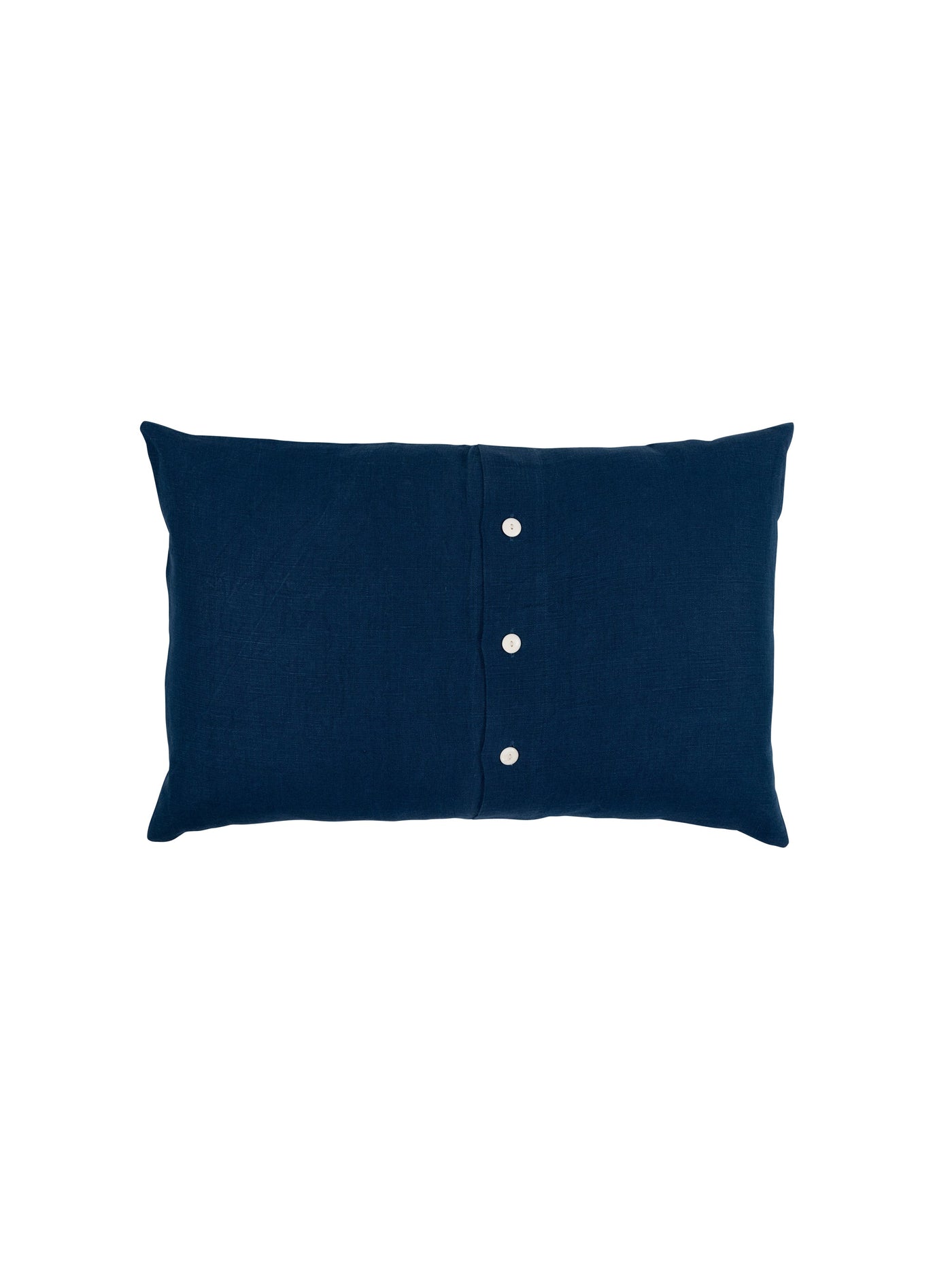 Blue Crab Linen Pillow