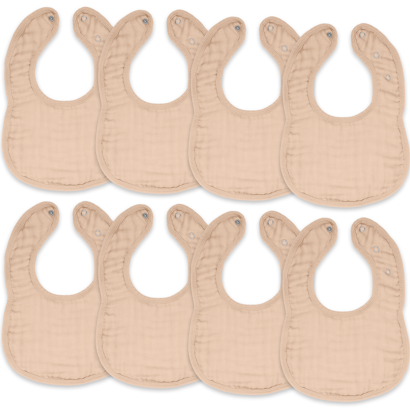 Muslin Bibs by Comfy Cubs - Blush