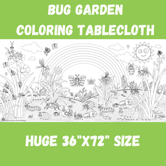 Bugs Coloring Tablecloth