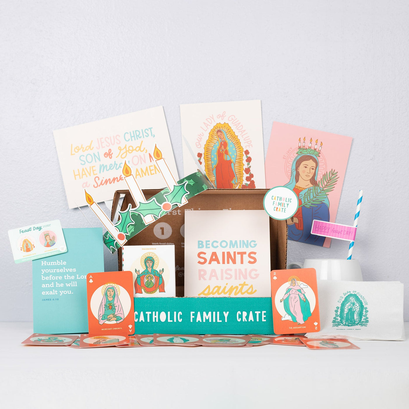 Our Lady of Guadalupe, St. Lucy and NEW! Marian Deck