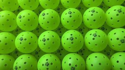 CROWN PICKLEBALL - High-Performance OUTDOOR Pickleballs (100-PACK COLD)