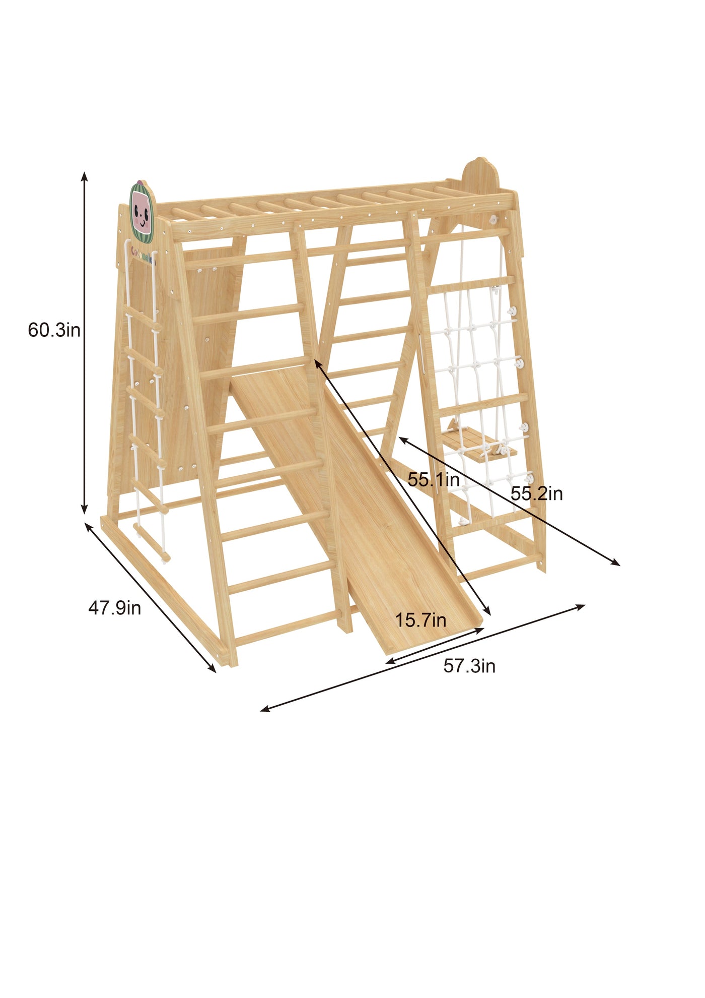 Magnolia Cocomelon - Real Wood 7-in-1 Playset