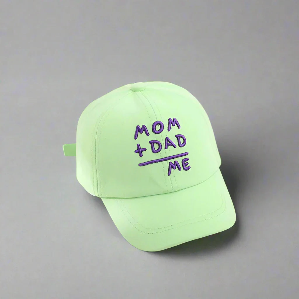 Mom Dad Me Snapback Cap