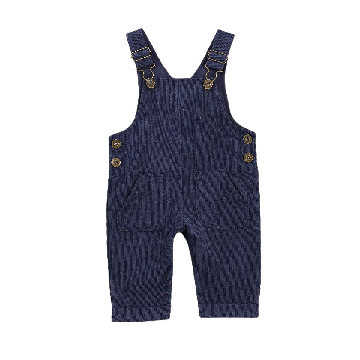 Double Pocket Corduroy Jumpsuit