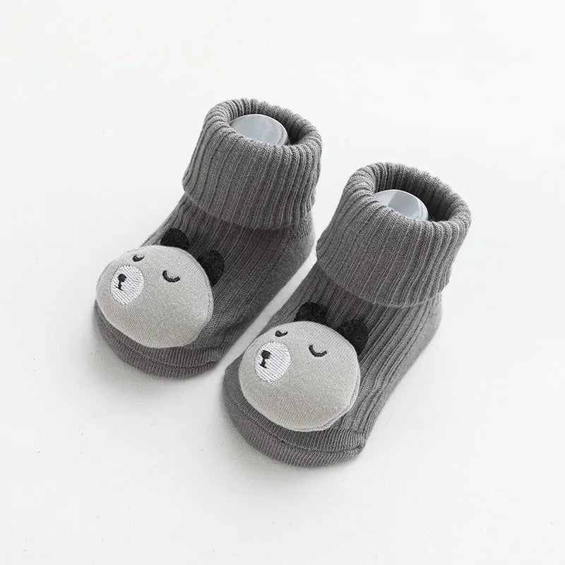 Animal Attached Non-Slip Floor Socks