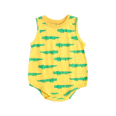 Boys Aqua Print Bodysuit