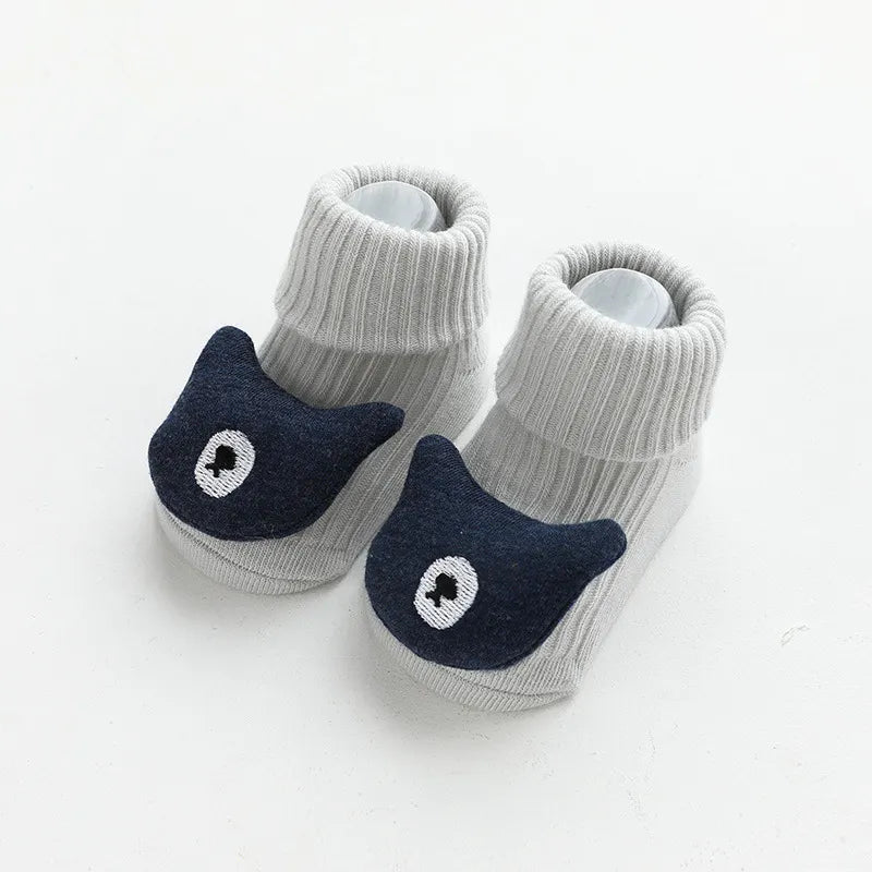 Animal Attached Non-Slip Floor Socks
