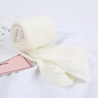 Solid Ribbed Baby Tights Stockings