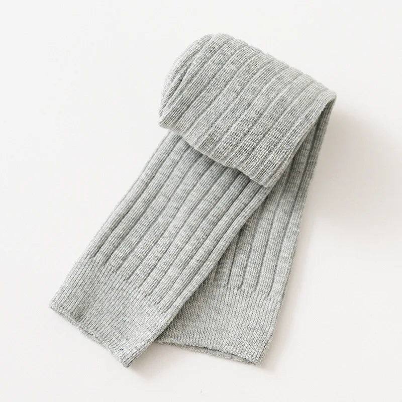 Girls Solid Cotton Tights leggings