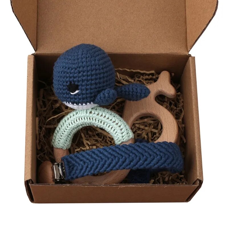 Pacifier Clip Teether Toy Set