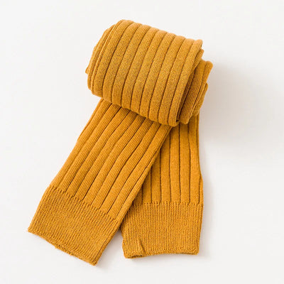 Girls Solid Cotton Tights leggings