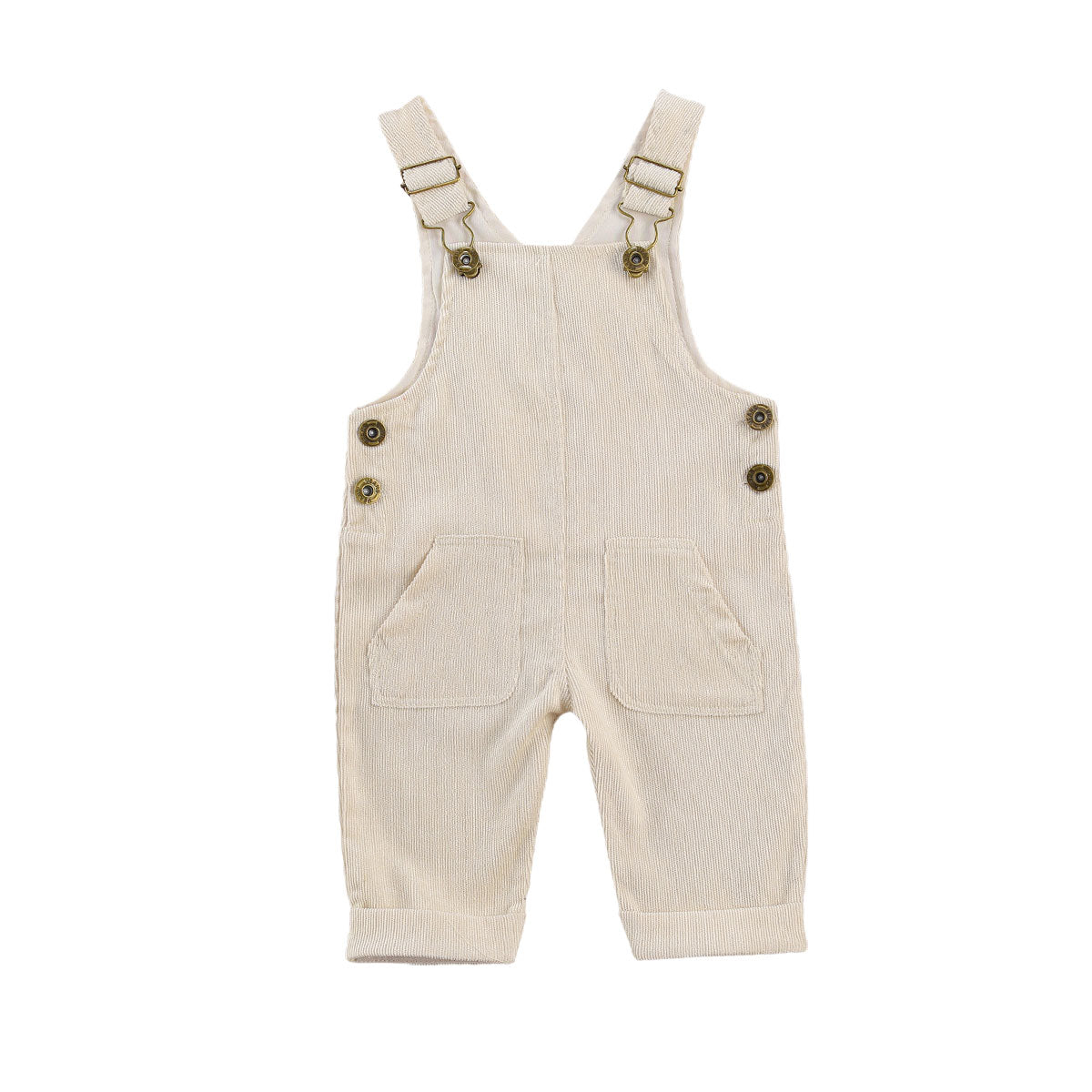 Double Pocket Corduroy Jumpsuit