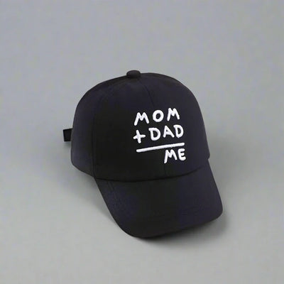 Mom Dad Me Snapback Cap