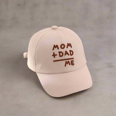Mom Dad Me Snapback Cap