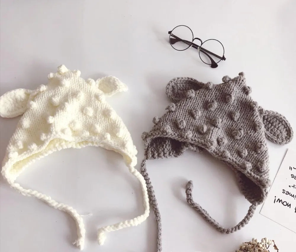 Cute Pom Pom  Winter Hat