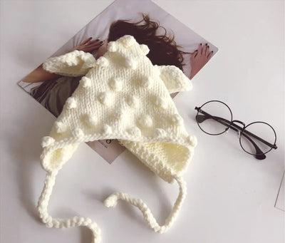 Cute Pom Pom  Winter Hat