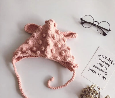 Cute Pom Pom  Winter Hat