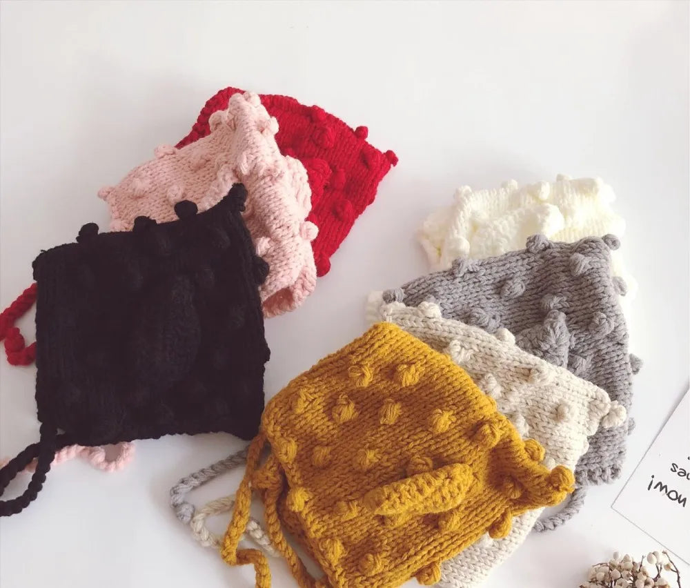 Cute Pom Pom  Winter Hat