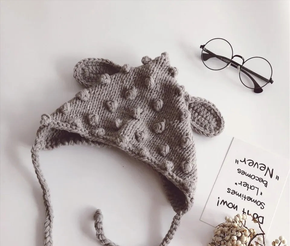 Cute Pom Pom  Winter Hat