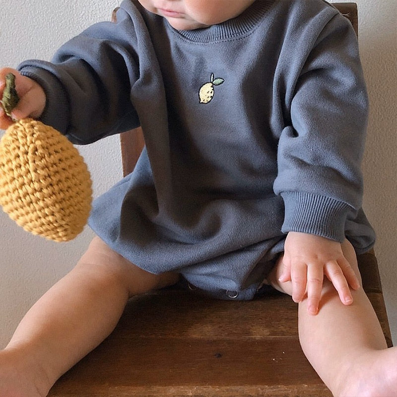 Little Lemon Long Sleeve Bodysuit