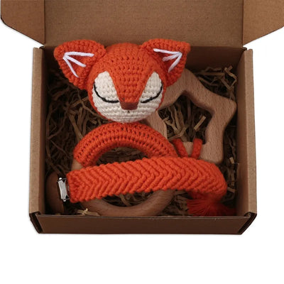 Pacifier Clip Teether Toy Set