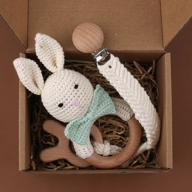 Pacifier Clip Teether Toy Set