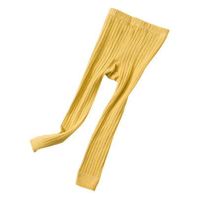 Girls Solid Cotton Tights leggings