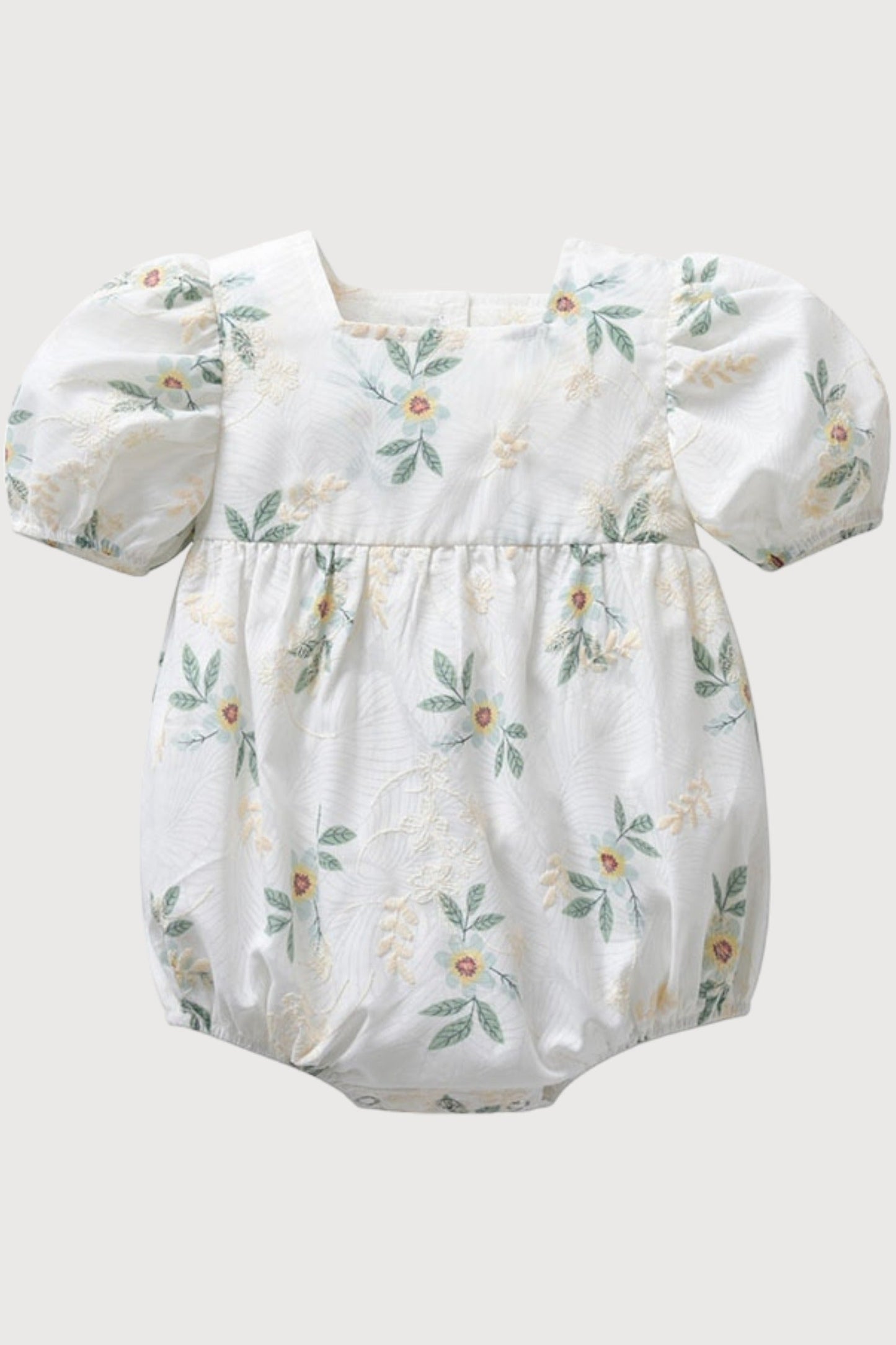 One Piece Flower Baby Girls Romper