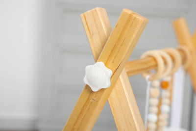 Lilac Wooden Baby Gym