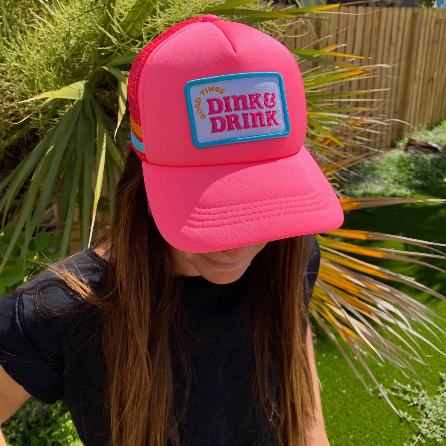 Dink & Drink Pink Foam Snapback Hat