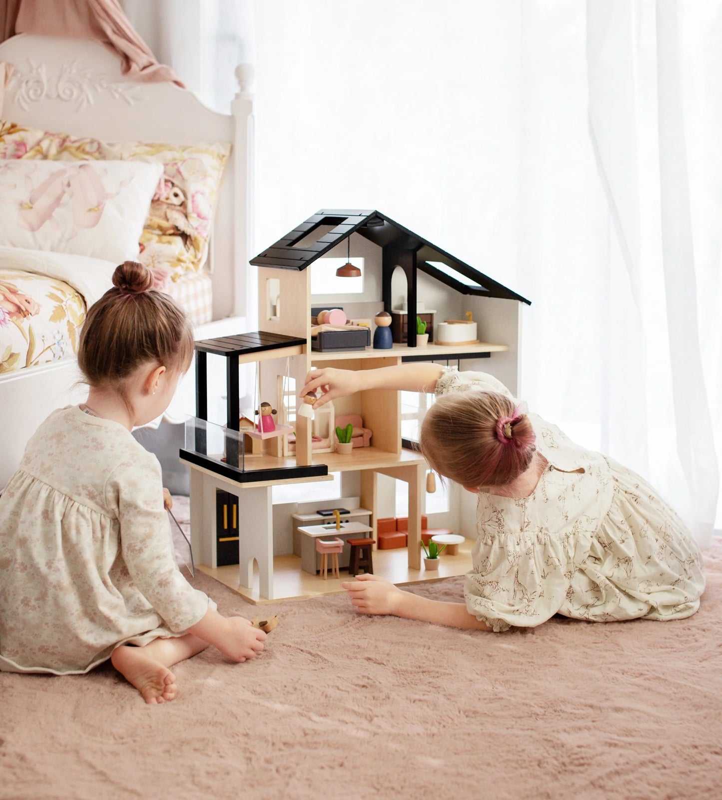 Tiny Land® Sweetwood Edge Dollhouse - Kidtoycart