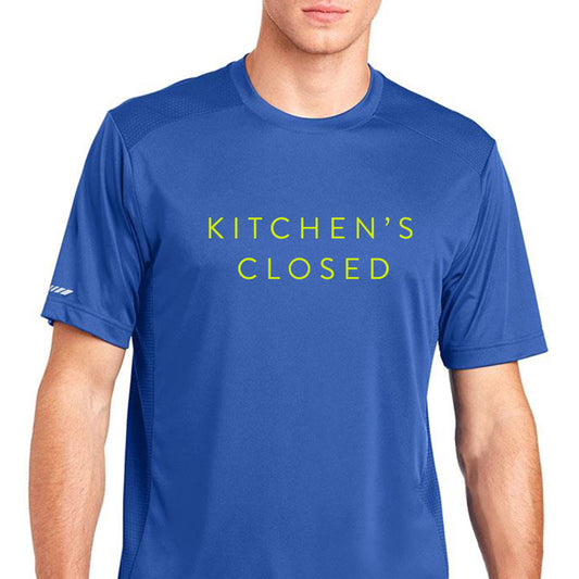 Men's Kitchen's Closed Performance Shirt Royal Blue