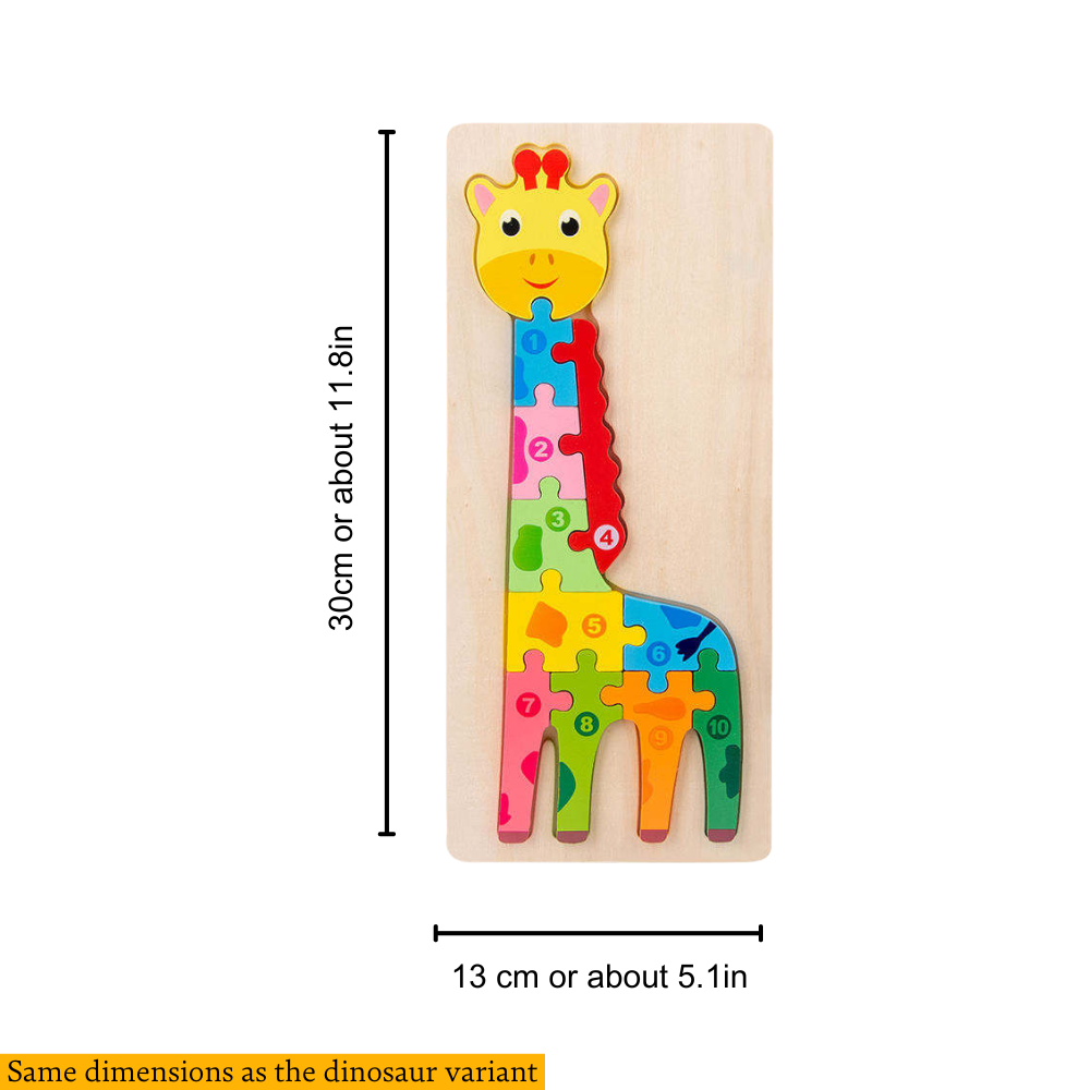 Animals Wooden Montessori Puzzle
