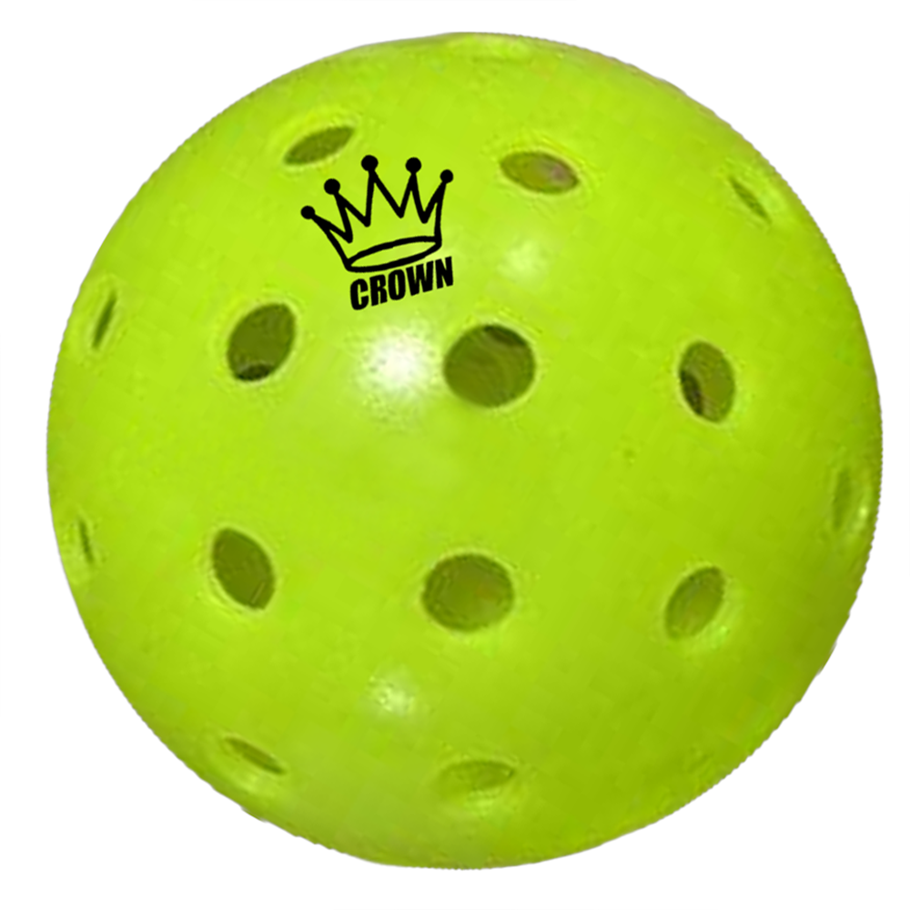 CROWN PICKLEBALL - High-Performance OUTDOOR Pickleballs (18-PACK LIME)
